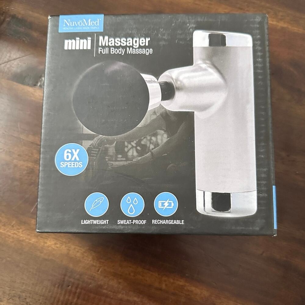 NuvoMed Mini‎ Massager - Silver